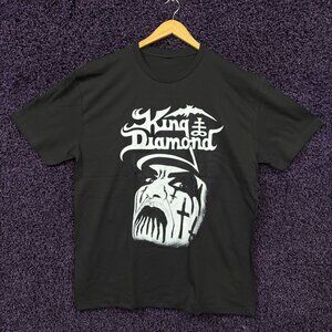 King Diamond The Dark Sides Art Heavy Metal Band T-Shirt XL